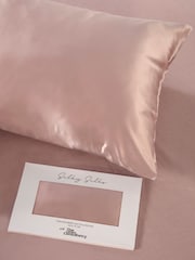 Silky Silks Mellow Pink Mulberry Silk Standard Pillowcase - Image 4 of 5