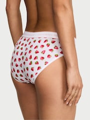 Victoria's Secret White Strawberries Hipster Logo Knickers - Image 2 of 2