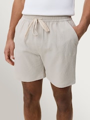 Les Deux Light Sand Seersucker Swim Shorts - Image 5 of 7