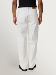 Les Deux White Carpenter Jeans - Image 2 of 7