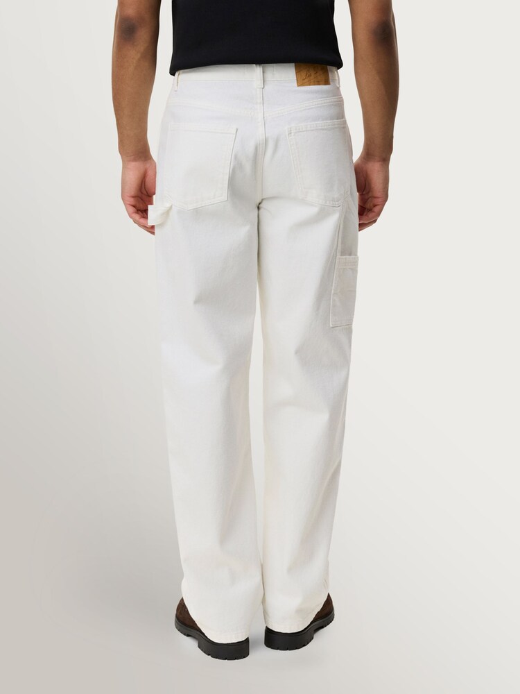 Les Deux White Carpenter Jeans - Image 2 of 7