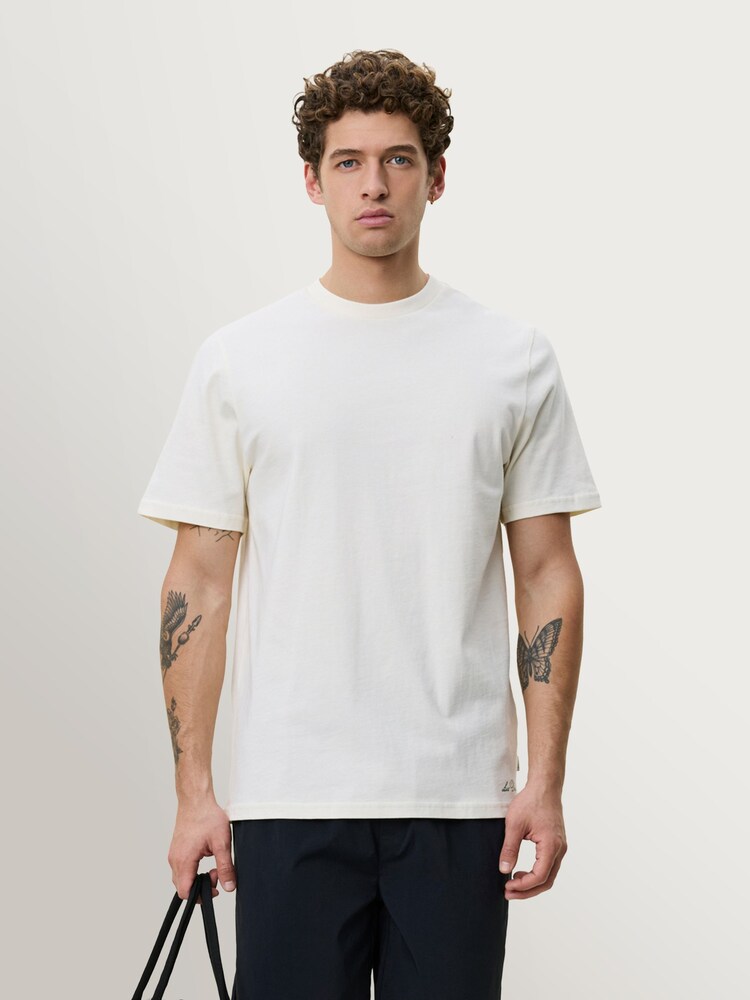Les Deux White Plant Graphic Print T-Shirt - Image 1 of 7