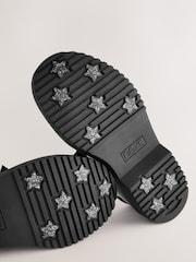 Black Patent Narrow Fit (E) Bow Chunky Mary Jane School Shoes - Image 4 of 5