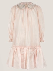 Monsoon Gold Nicolette Beaded Collar Party Dress - Image 1 of 3