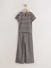 Chocolate Brown Stripe Wrap Top And Wide Leg Set (3-16yrs) - Image 6 of 8