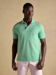 Joules Woody Green/Pink/Blue/White Polo Shirts 5 Pack - Image 5 of 11