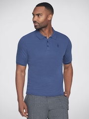 Skechers Blue Off Duty Polo Shirt - Image 3 of 4