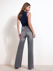 Grau - Friends Like These Alltags-Jeans mit weitem Bein - Bild 5 von 5