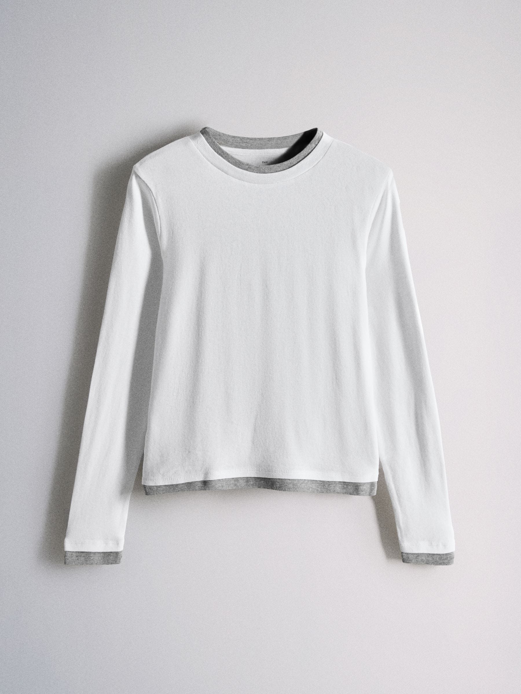 Buy The Set Long Sleeve 3 Pack Mock Layer Semi Sheer Soft Touch T