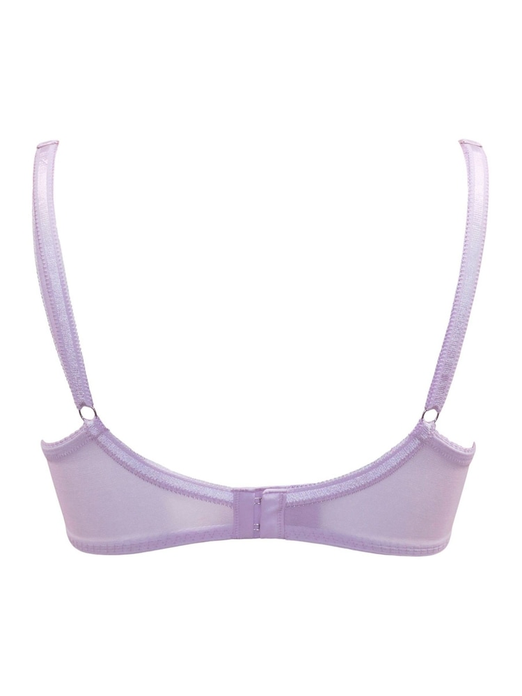 Pour Moi Purple Push Up Fleur Balconette Bra - Image 4 of 4