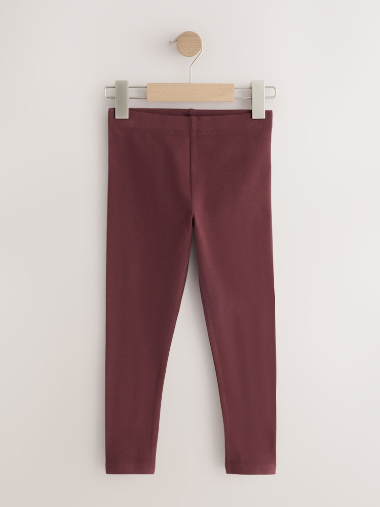Chocolate Brown Regular Fit Leggings (3-16yrs) - Image 1 of 4 Chocolate Brown Regular Fit Leggings (3-16yrs) - Image 1 of 4