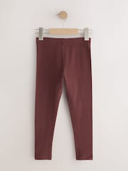 Chocolate Brown Regular Fit Leggings (3-16yrs) - Image 2 of 4