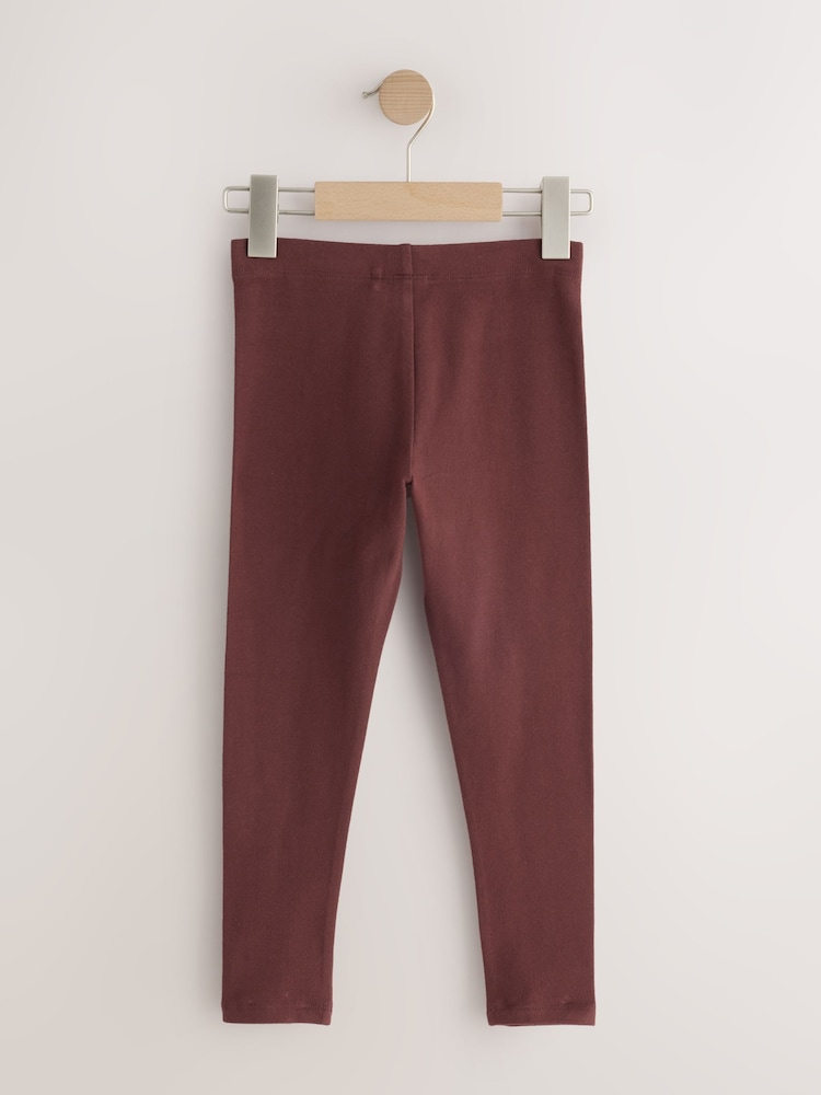 Chocolate Brown Regular Fit Leggings (3-16yrs) - Image 2 of 4 Chocolate Brown Regular Fit Leggings (3-16yrs) - Image 2 of 4