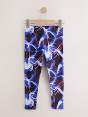 Navy Blue Swirl Leggings (3-16yrs) - Image 5 of 8