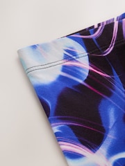 Navy Blue Swirl Leggings (3-16yrs) - Image 7 of 8