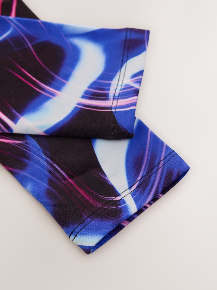 Navy Blue Swirl Leggings (3-16yrs) - Image 8 of 8 Navy Blue Swirl Leggings (3-16yrs) - Image 8 of 8