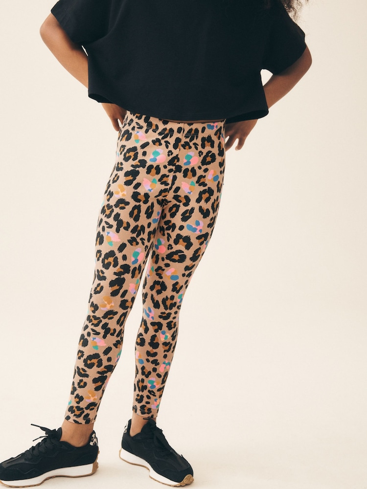 Bright Animal Leggings (3-16yrs) - Image 1 of 8 Bright Animal Leggings (3-16yrs) - Image 1 of 8
