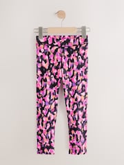 Pink Animal Print Sport Leggings (3-16yrs) - Image 3 of 6