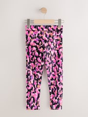 Pink Animal Print Sport Leggings (3-16yrs) - Image 4 of 6