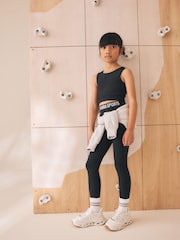 Black Sport Leggings (3-16yrs) - Image 2 of 2