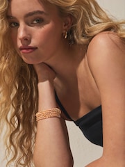 Цвета золотистого шампанского - Tone Beaded Stretch Bracelet Pack - Изображение 1 6