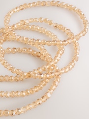 Цвета золотистого шампанского - Tone Beaded Stretch Bracelet Pack - Изображение 5 6