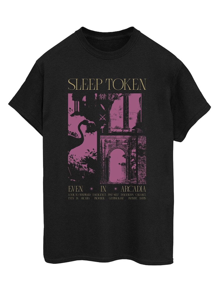 Brands In Black Sleep Token Even In Arcadia Music T-Shirt - Image 1 of 3 Brands In Black Sleep Token Even In Arcadia Music T-Shirt - Image 1 of 3