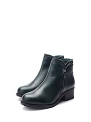 Vihreä - Moda in Pelle -saappaat, joissa vetoketjulliset lohkokorkoiset yksityiskohdat - Kuva 2 / 4