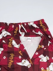 Vanilla Underground Red Harry Potter Button Up Long Sleeve Leg Pyjamas Set - Image 7 of 8