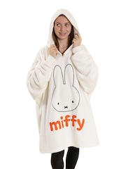Vanilla Underground White Miffy Face Blanket Hoodie - Image 3 of 8
