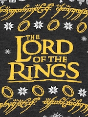 Vanilla Underground Black Lord Of The Rings Mens Black Xmas Jumper - Image 6 of 6