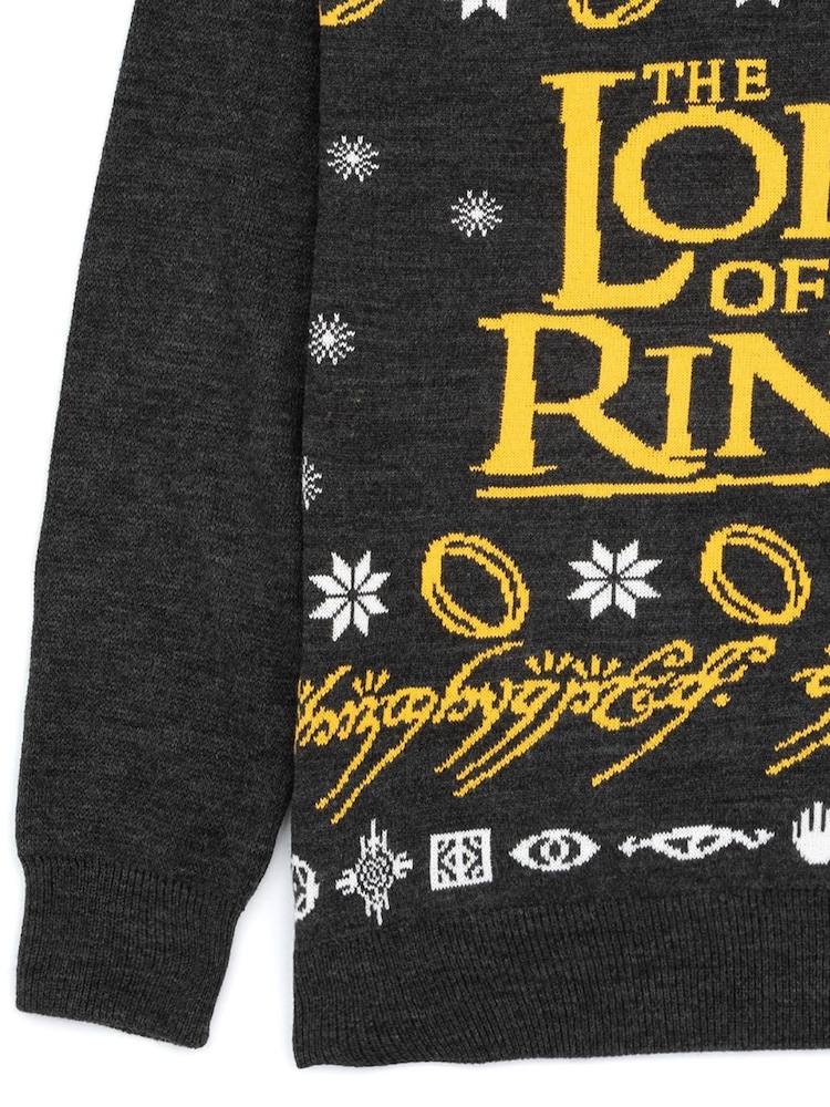 Vanilla Underground Black Lord Of The Rings Christmas Jumper - Image 7 of 7