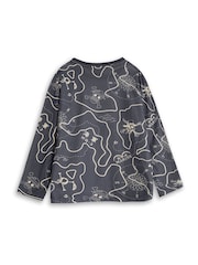 Vanilla Underground Grey One Piece Logo Long Sleeve Leg Pyjamas Set - Image 2 of 6