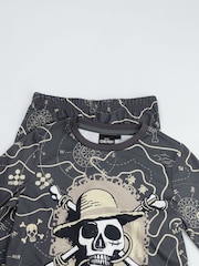 Vanilla Underground Grey One Piece Logo Long Sleeve Leg Pyjamas Set - Image 3 of 6