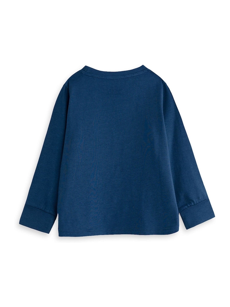 Vanilla Underground Blue Disney Mickey Mouse Cotton Long Sleeve Leg Pyjamas Set - Image 2 of 5