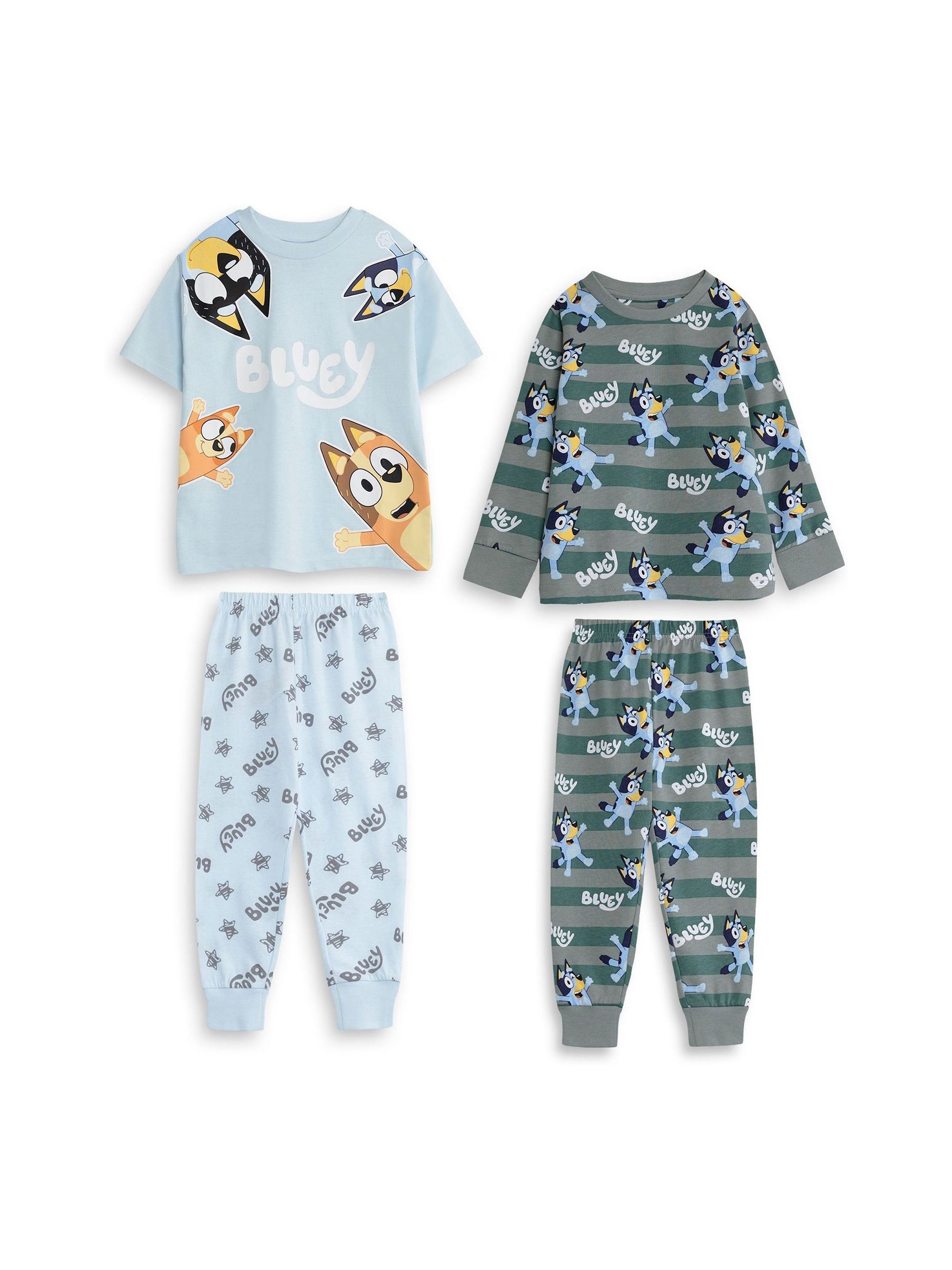 Bluey (6-7 Years) Multi-Pack Of 2 Long Leg Pyjama Set (Boys Multicoloured) - Image 5