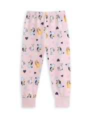 Vanilla Underground White Bluey Cotton Long Sleeve Leg Pyjamas Set - Image 4 of 5