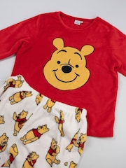 Vanilla Underground Winnie The Pooh Bear Fleece Long Sleeve Leg Pyjamas Set - صورة 5 من 8