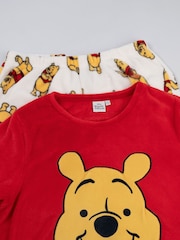 Vanilla Underground Winnie The Pooh Bear Fleece Long Sleeve Leg Pyjamas Set - صورة 7 من 8