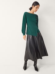 Monsoon Sofia Asymmetrical Button Jumper - Imagen 2 de 5