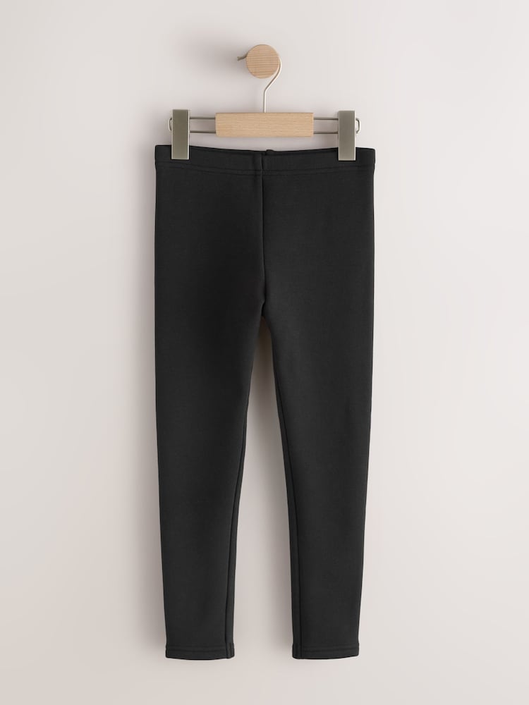 Black 1 Pack Fleece Lined Cosy Leggings (3-16yrs) - Image 1 of 5 Black 1 Pack Fleece Lined Cosy Leggings (3-16yrs) - Image 1 of 5