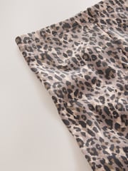 Animal Print 1 Pack Fleece Lined Cosy Leggings (3-16yrs) - Image 3 of 4