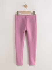 Pink 1 Pack Fleece Lined Cosy Leggings (3-16yrs) - Image 1 of 5