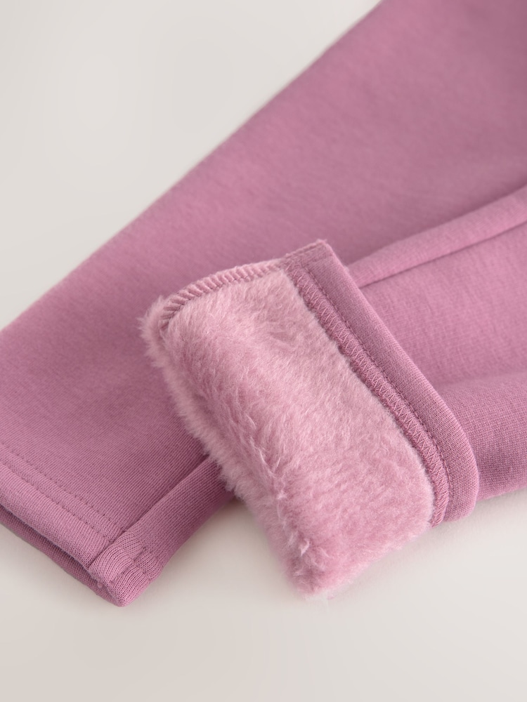 Pink 1 Pack Fleece Lined Cosy Leggings (3-16yrs) - Image 5 of 5 Pink 1 Pack Fleece Lined Cosy Leggings (3-16yrs) - Image 5 of 5