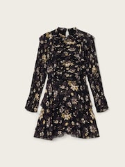 AllSaints Black Portia Dress - Image 8 of 8