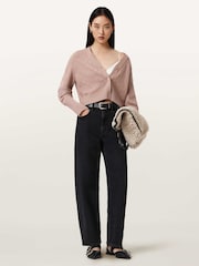 AllSaints Pink Mazzy Cardigan - Image 4 of 7