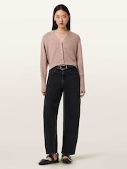 AllSaints Pink Mazzy Cardigan - Image 5 of 7