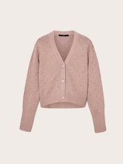 AllSaints Pink Mazzy Cardigan - Image 7 of 7