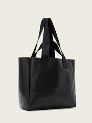 AllSaints Black Izzy Leather Tote Bag - Image 2 of 5