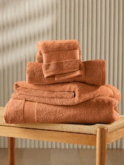 Orange Egyptian Cotton Towel - Image 1 of 3